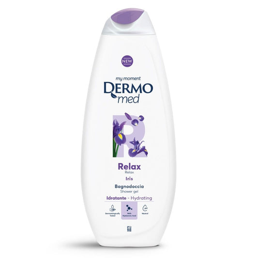 Gel de Dus Dermomed, Extract de Iris, Formula Hidratanta, pH 5.5, 650 ml