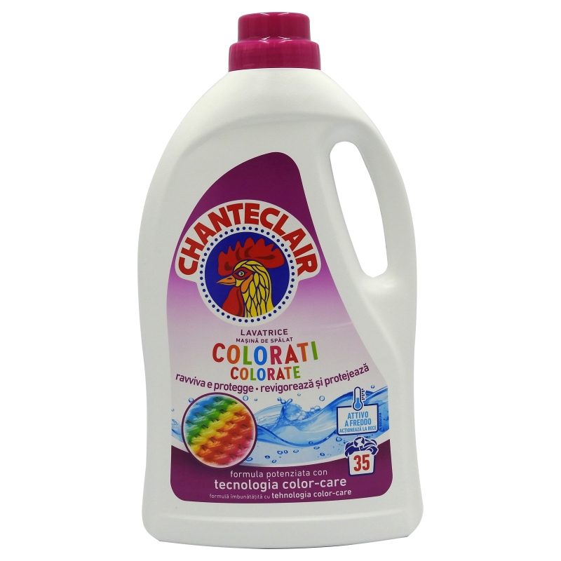 Chante Clair Detergent Lichid Pentru Rufe, Protecție Culoare, Formula Concentrată, 35 Spălări, 1.575 L