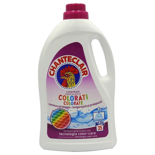 Chante Clair Detergent Lichid Pentru Rufe, Protecție Culoare, Formula Concentrată, 35 Spălări, 1.575 L