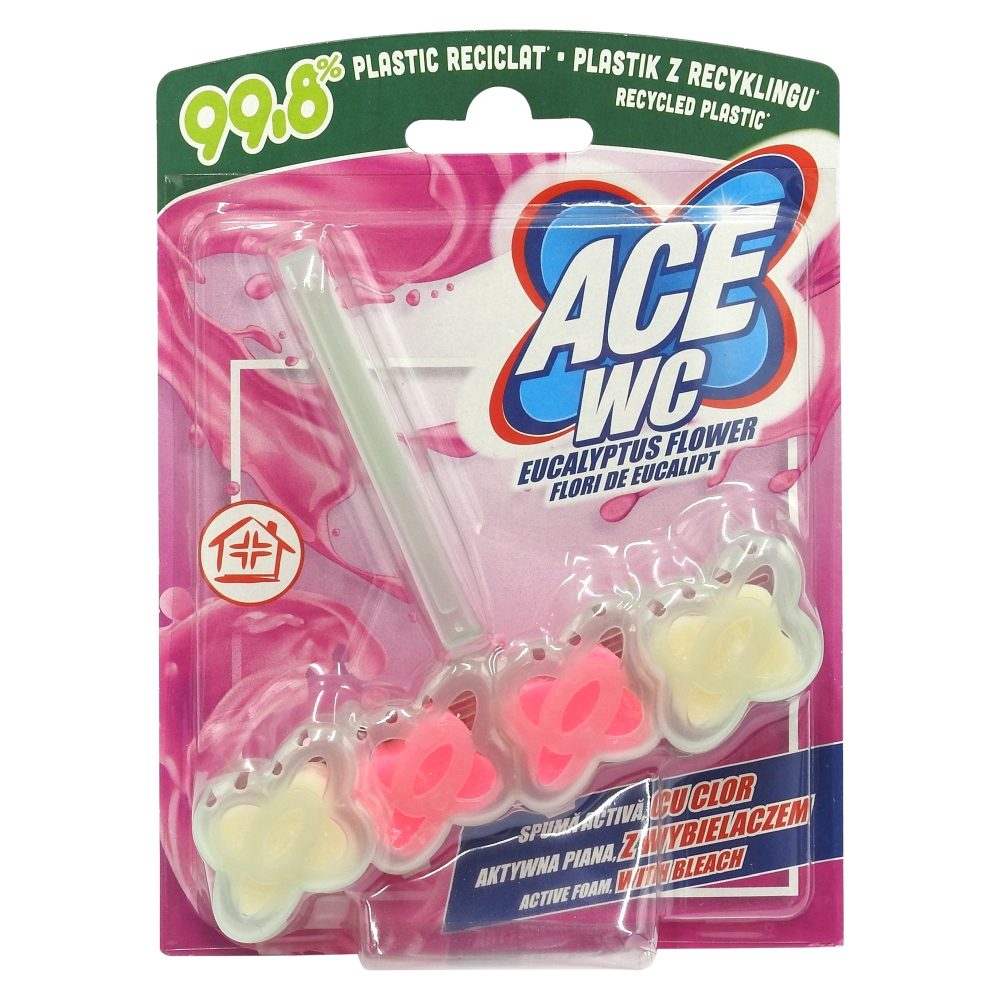 Ace Odorizant WC, Dezinfectant Si Igienizant Cu Parfum De Eucalipt, Tablete Pentru Vasul Toaletei, 48 g