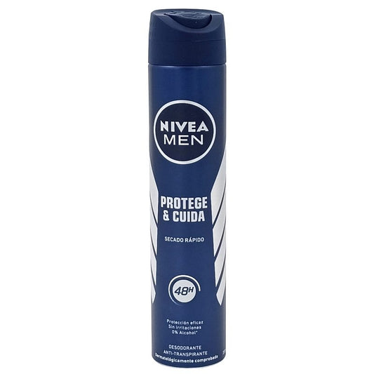 Deodorant Antiperspirant Spray Nivea Men Protect & Care, Protectie 48h, Ingrijire Delicata, 200 ml