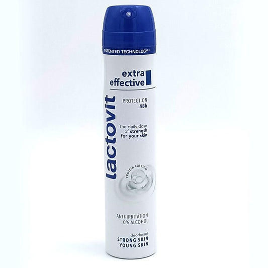 Deodorant Spray Lactovit Original, Protectie 48h Cu Proteine Din Lapte, Complex Protein Calcium, Fara Alcool, 200 ml