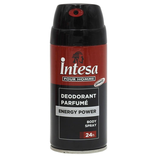 Deodorant Spray Barbati Intesa Energy Power, Revitalizant cu Taurina si Cofeina, 150 ml