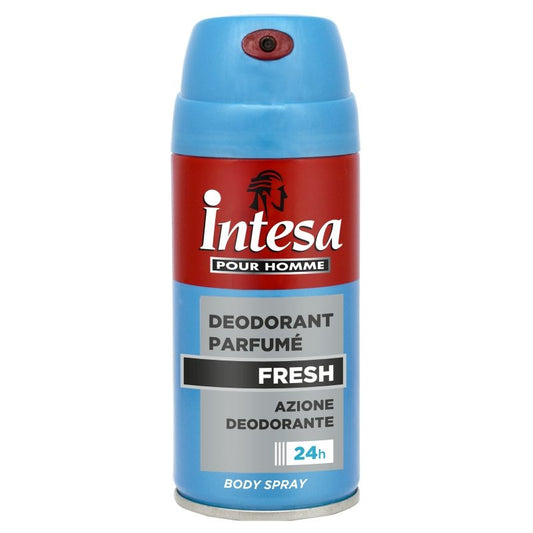 Deodorant Spray Intesa Fresh Homme, Parfum Revigorant de Lungă Durată, Îngrijire Corp Bărbați, 150 ml