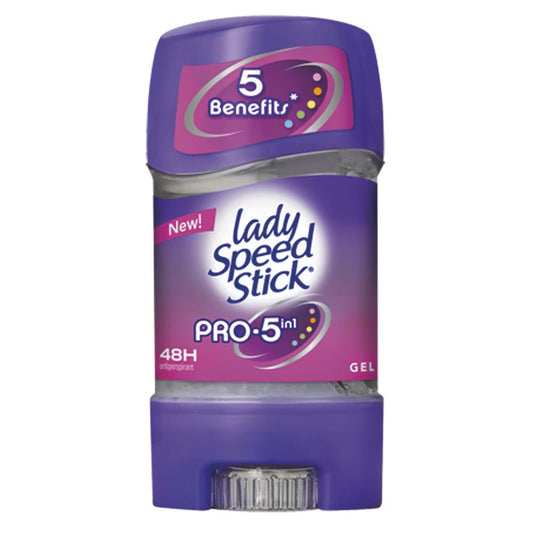 Lady Speed Stick Antiperspirant Stick, Gel Invizibil Pro5, Protectie 48h, 65 g