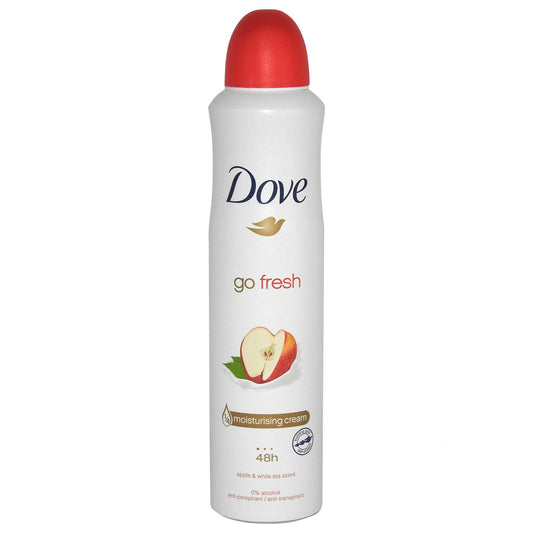 Dove Antiperspirant Deodorant Spray, Extract de Mar si Ceai Alb, Protectie 48h, 0% Alcool, 250 ml