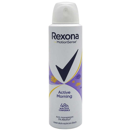 Rexona Deodorant Antiperspirant, Active Morning, 150 ml