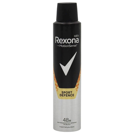 Rexona Men Sport Defence Deodorant Antiperspirant, Protectie 48h, Tehnologie Motionsense, Spray 200 ml