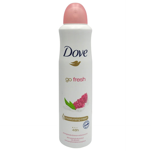 Dove Deodorant Antiperspirant, Go Fresh, Rodie Și Lemongrass, Spray, 250 ml