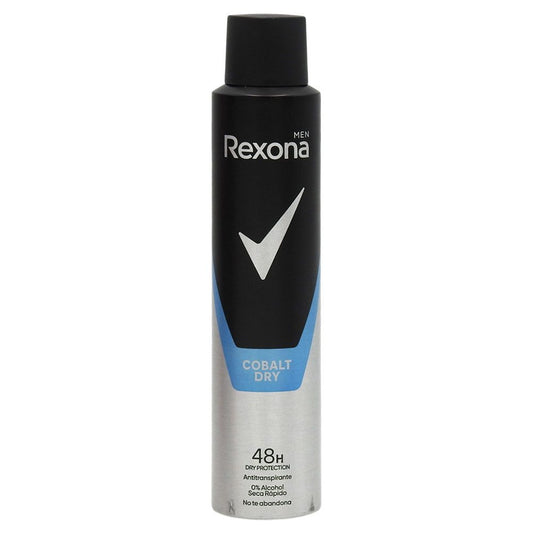 Rexona Men Cobalt Dry, Deodorant Antiperspirant Spray, Tehnologie MotionSense, Protectie 48h, 200 ml