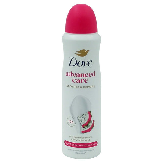 Dove Antiperspirant Spray Advanced Care Dragon Fruit, Protectie 72 Ore, Tehnologie Hidratanta, 150 ml