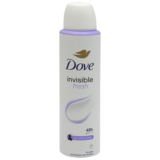 Dove Antiperspirant Deodorant Spray, Protectie Invizibila Impotriva Urmelor Albe, Tehnologie Invisible Fresh, 150 ml