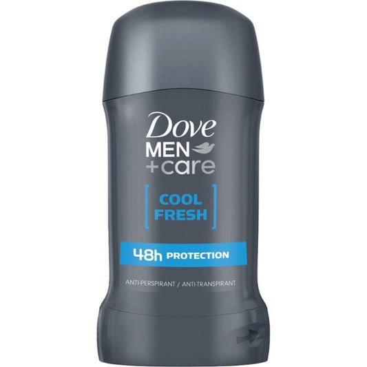 Dove Men+Care Antiperspirant Stick, Protectie 48h Cool Fresh, Formula Fara Alcool, 50 ml