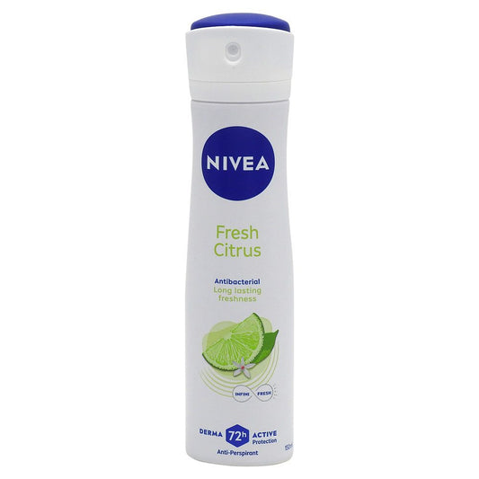 Antiperspirant Spray Nivea Men Lime Citrus Fresh, Protectie 48h Prospetime Indelungata, 150 ml