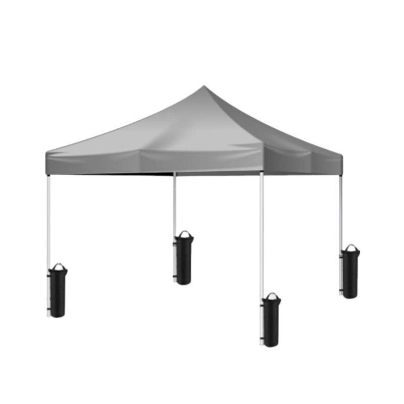 Saci de Ancorare Cort si Pavilion, Greutati Fixare cu Buzunar pentru Nisip, Poliester Oxford, 45 x 20 x 20 cm, Set 4 Bucati, Negru