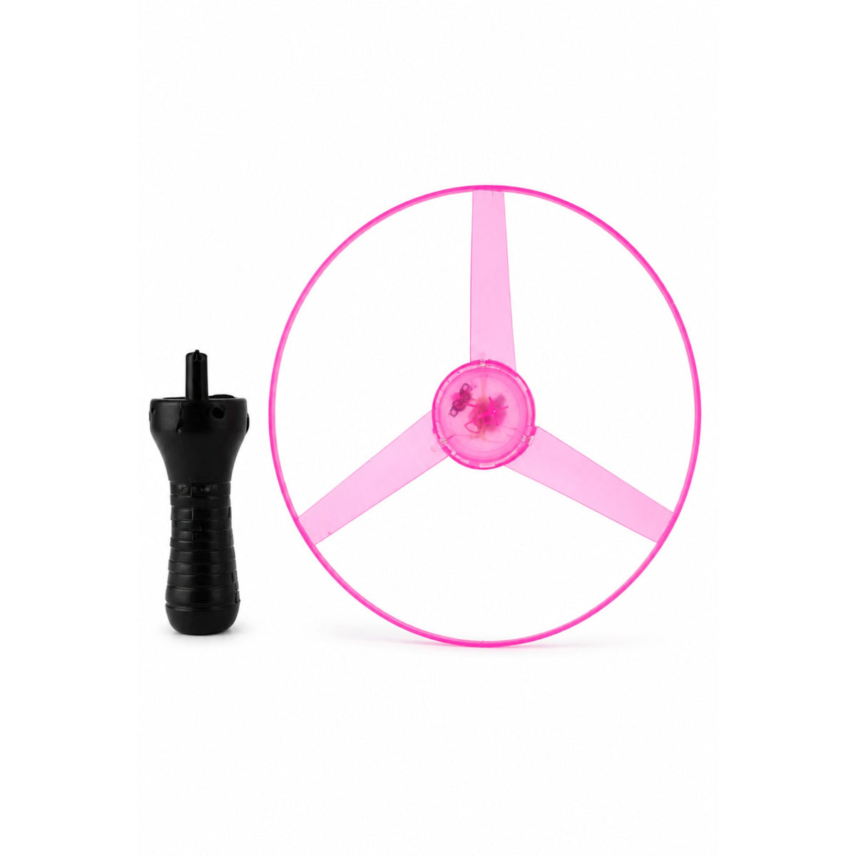Disc Zburator Pentru Copii, Cu Lumini LED, Plastic, Roz