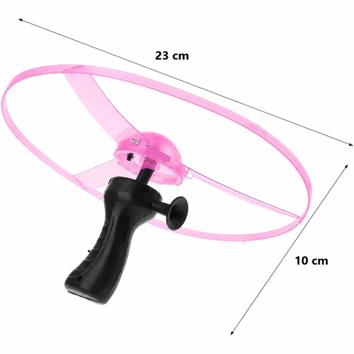 Disc Zburator Pentru Copii, Cu Lumini LED, Plastic, Roz
