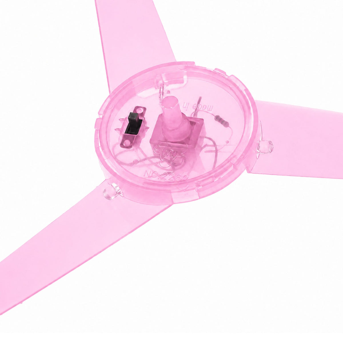 Disc Zburator Pentru Copii, Cu Lumini LED, Plastic, Roz