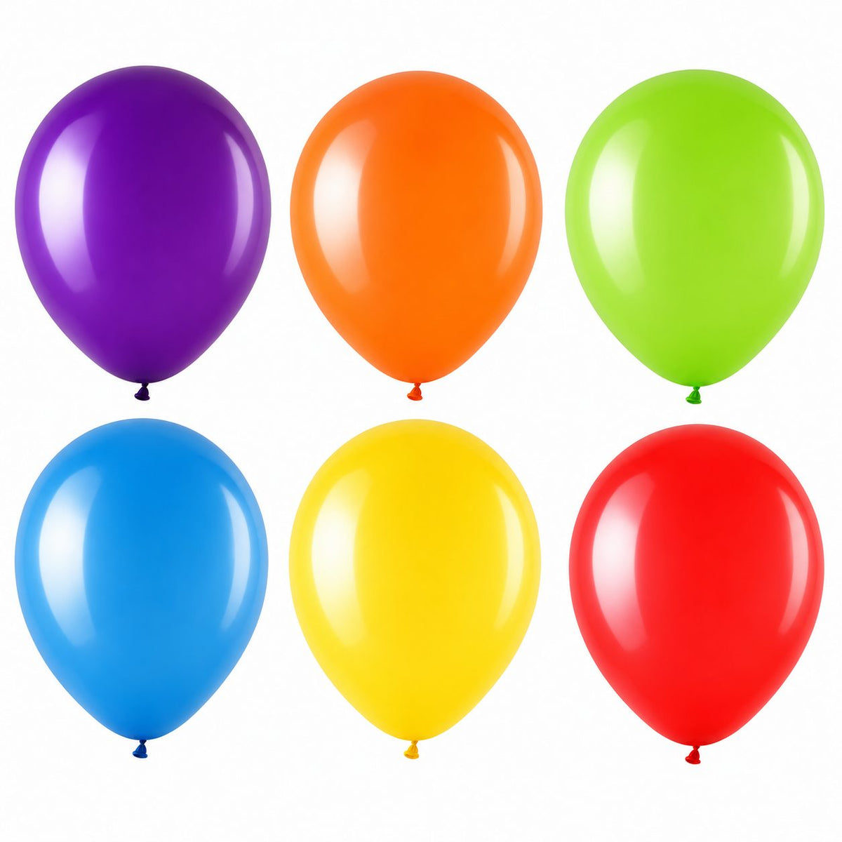 Set 10 Baloane Petrecere din Latex Biodegradabil, Umflare Aer sau Heliu, 30 cm, Multicolore, 2.8 g