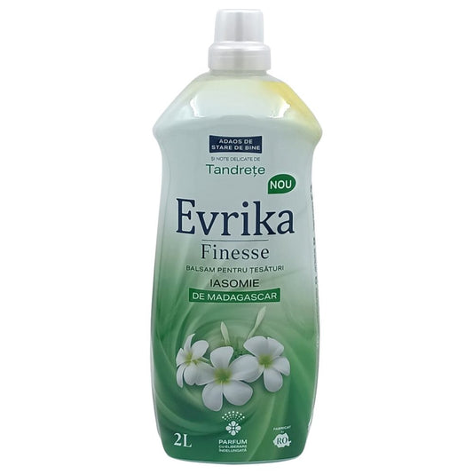Evrika Balsam Pentru Rufe, Iasomie de Madagascar, Parfum Intens de Lungă Durată, 2 L