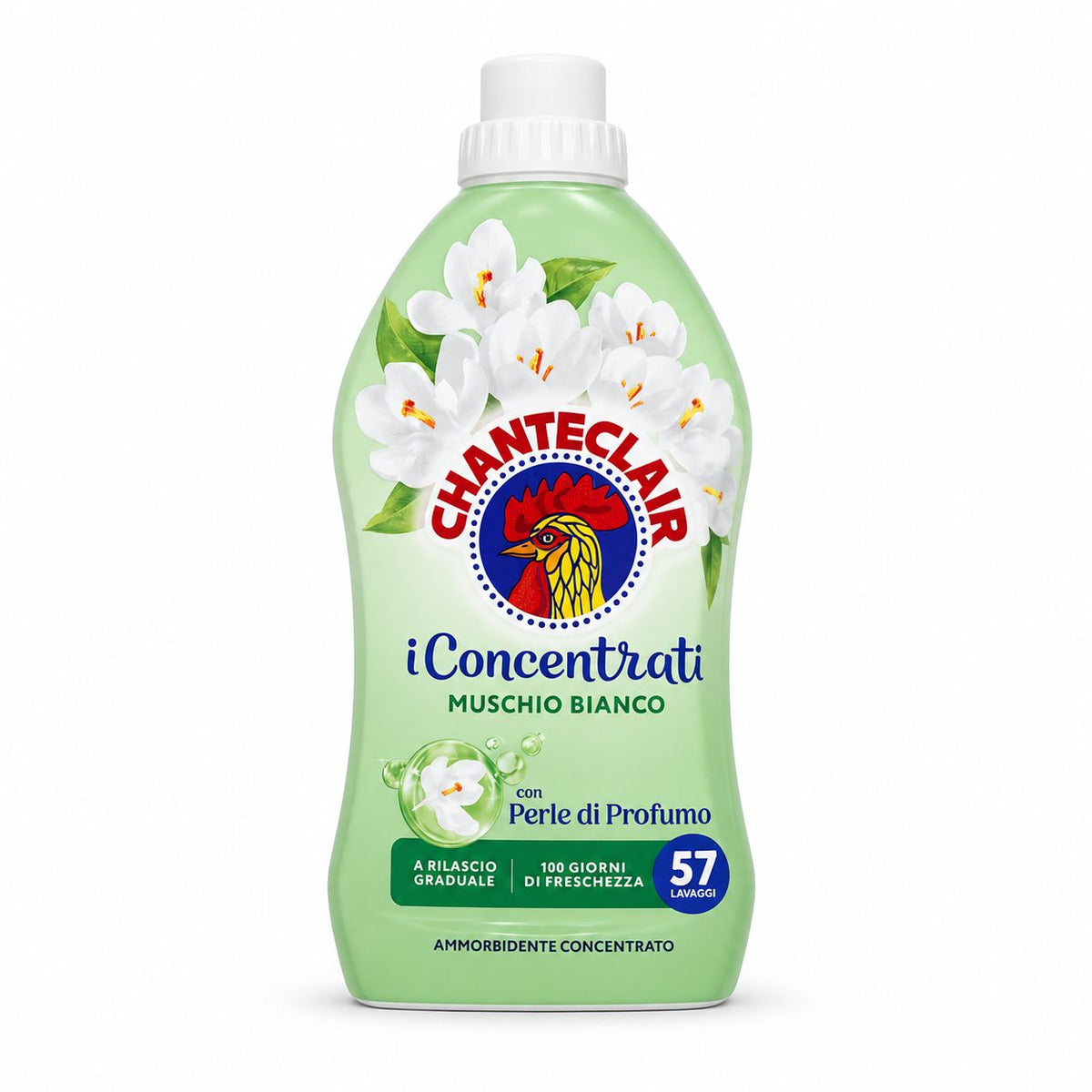 Chante Clair Balsam pentru Rufe, Muschio Bianco cu Parfum de Sare de Mare, Formula Concentrata Universal, 57 Spalari, 1.14 L