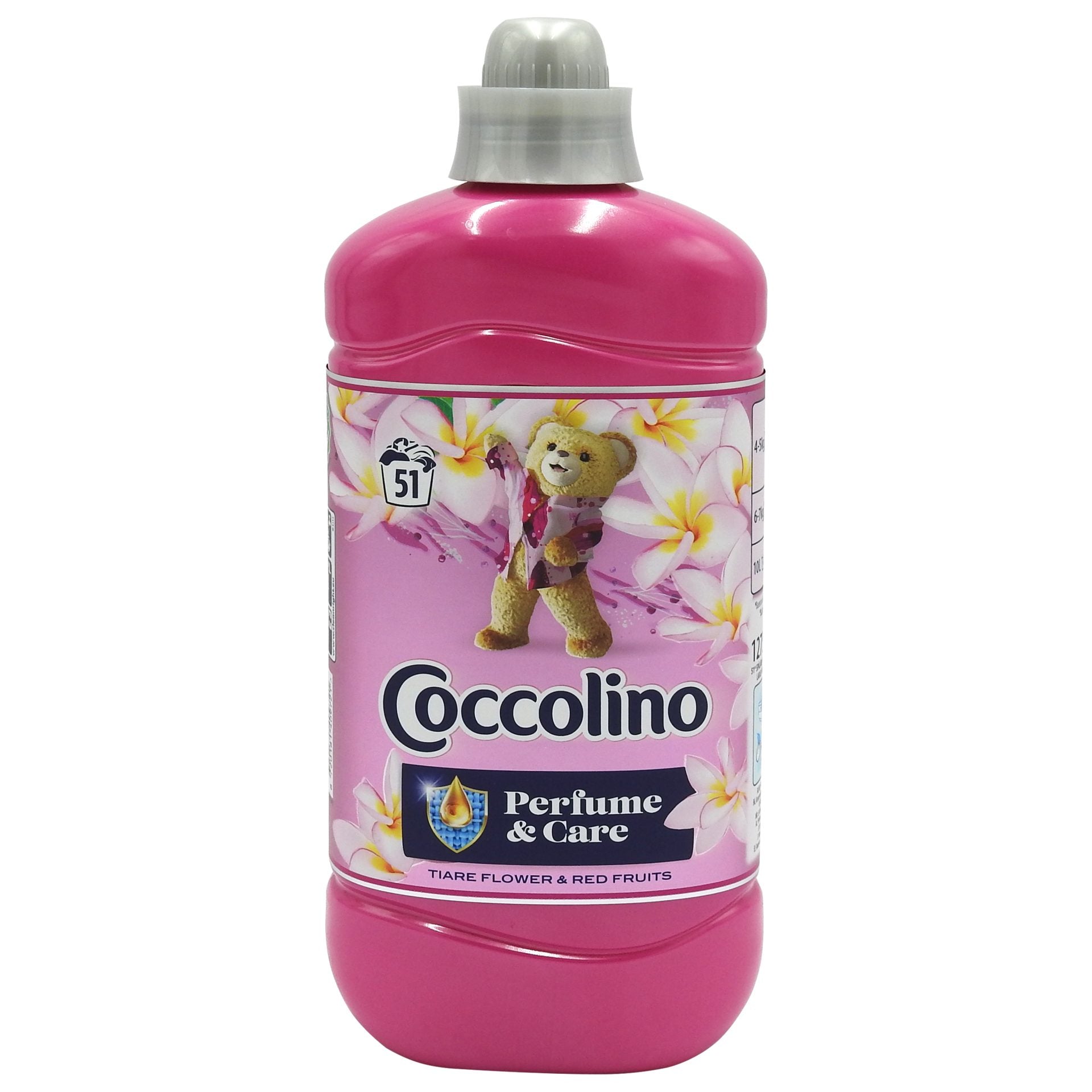 Coccolino Balsam Pentru Rufe, Parfum Tiare Flower Și Red Fruits, Concentrat, 51 Spălări, 1.275 L