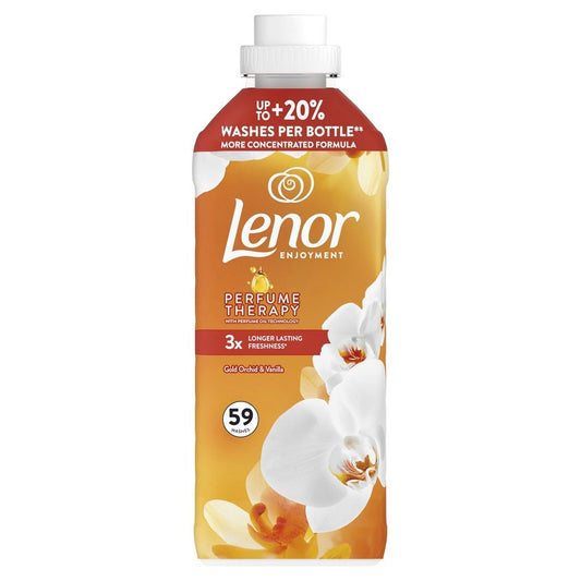 Balsam pentru Rufe Lenor, Parfum Gold Orchid, Concentrat, Tehnologie Anti-Age3, 1239 ml, 59 Spalari