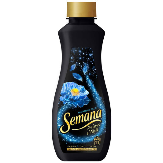Balsam pentru Rufe Concentrat, Semana Perfumes Of Night Midnight Blue, Parfum de Lungă Durată, 250 ml, 11 Spălări