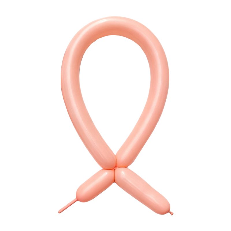 Baloane de Modelaj pentru Figuri Artistice, Latex Elastic, Extensibile pana la 150 cm, 1.8 g, Portocaliu, Set 50 Bucati