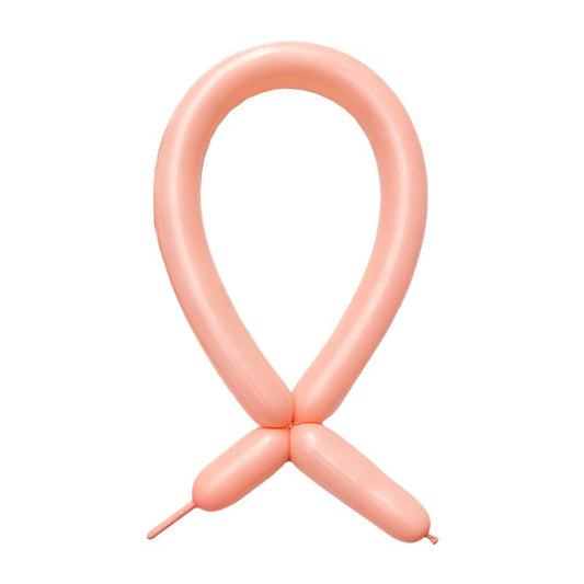 Baloane de Modelaj pentru Figuri Artistice, Latex Elastic, Extensibile pana la 150 cm, 1.8 g, Portocaliu, Set 50 Bucati