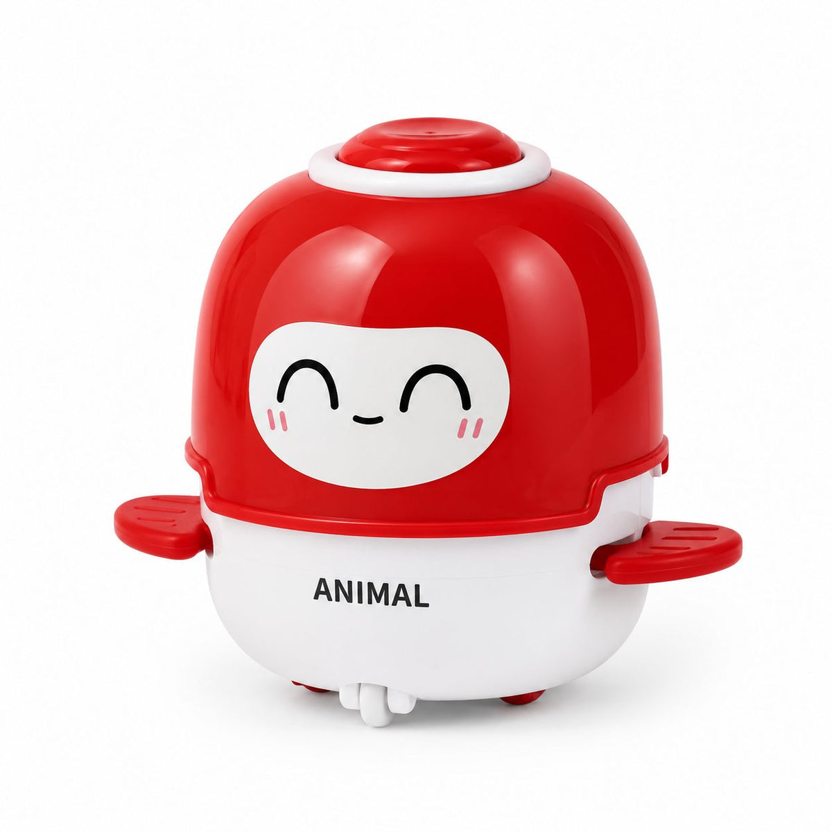 Jucarie Interactiva Robot Kawaii, cu Sunete si Lumini, Plastic ABS, Rosu, 3 Ani+