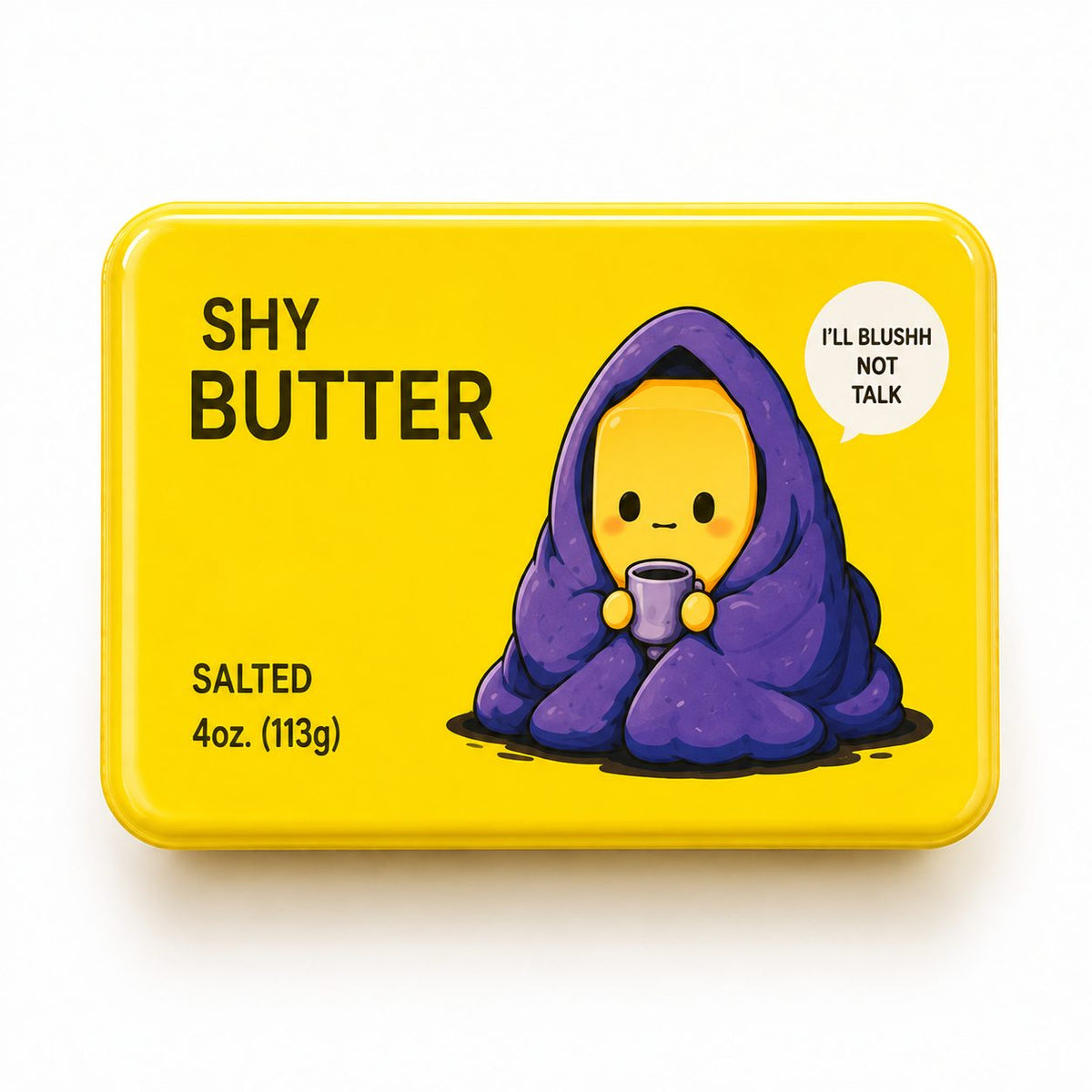 Sunny Butter, Jucarie Antistres Squishy, Slow Rising Forma Unt, Spuma Super Moale, Modele Diverse, Galben, 113g