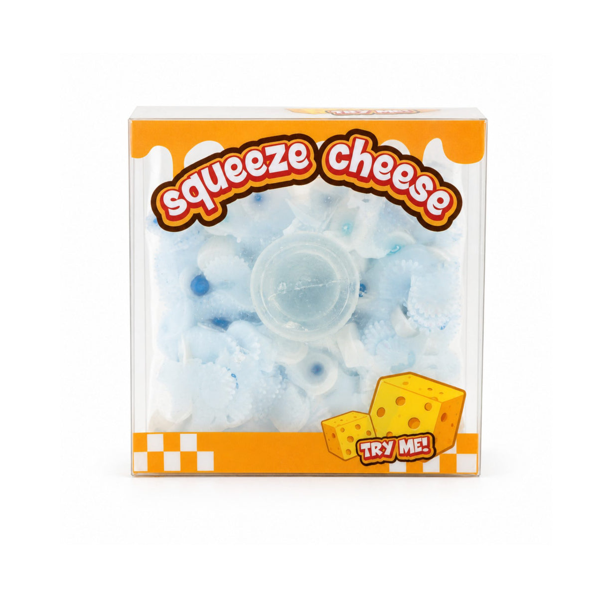 Jucarie Antistres Senzoriala, Cub Squishy cu Revenire Lenta, Model Floral Transparent, Termoplastic, 40 g, Multicolor