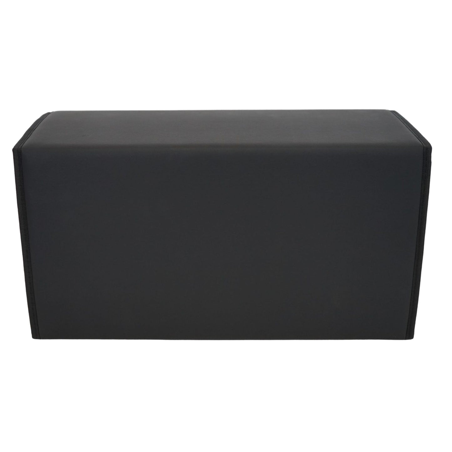 Organizator Portbagaj Auto Premium, Geanta Depozitare cu Capac, Pliabil si Impermeabil, Piele Ecologica PU, 2 Compartimente, Negru, 55 x 30 x 30 cm