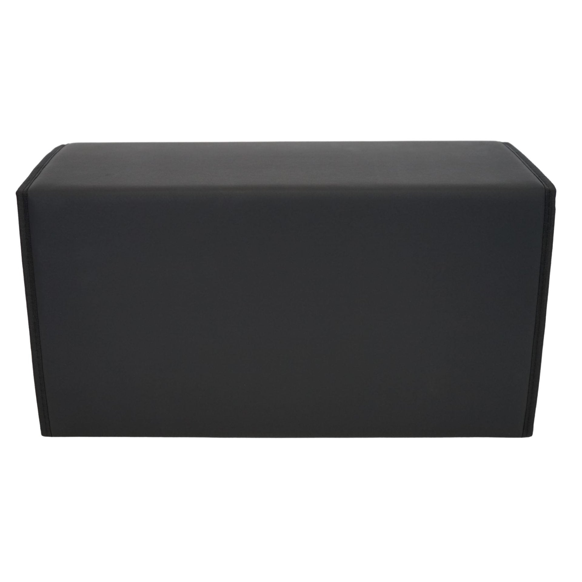 Organizator Portbagaj Auto Premium, Geanta Depozitare cu Capac, Pliabil si Impermeabil, Piele Ecologica PU, 2 Compartimente, Negru, 55 x 30 x 30 cm