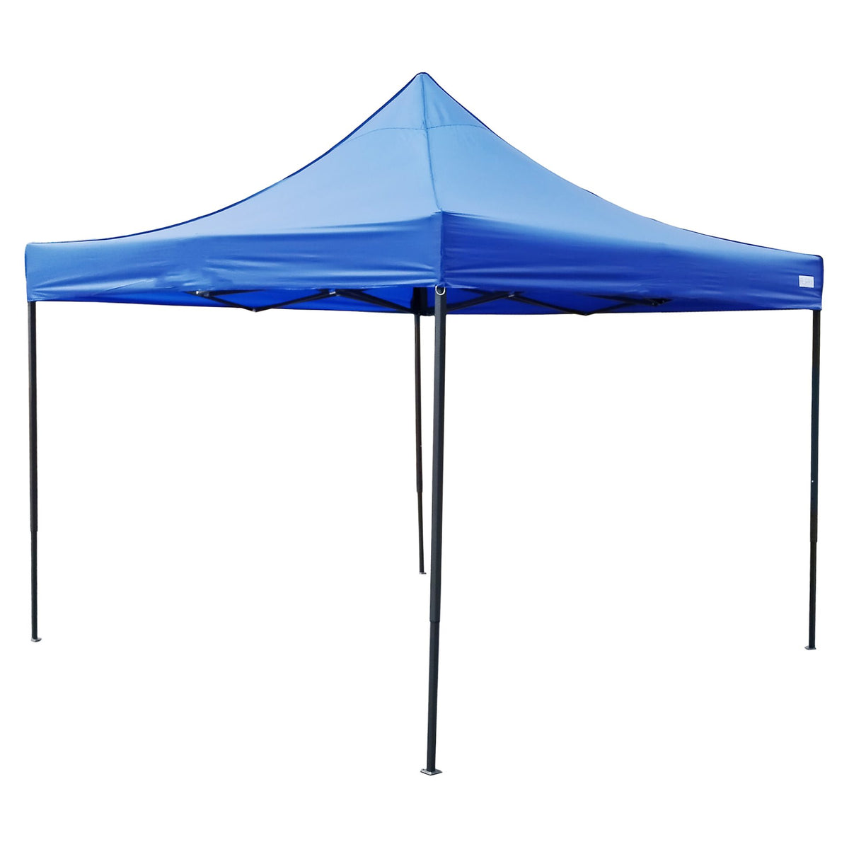 Cort Pavilion Pliabil 3x3m, Cadru Metalic Ranforsat, Inaltime Ajustabila, Acoperis Impermeabil Oxford 420D, Poliester 185 g/m, Albastru