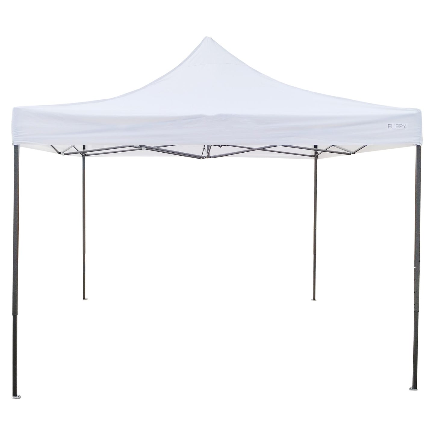 Cort Pavilion Pliabil 3x3m, Cadru Metalic Ranforsat, Inaltime Ajustabila, Acoperis Impermeabil Polyester Oxford 420D 185 g/mp, Gradina si Evenimente, Alb