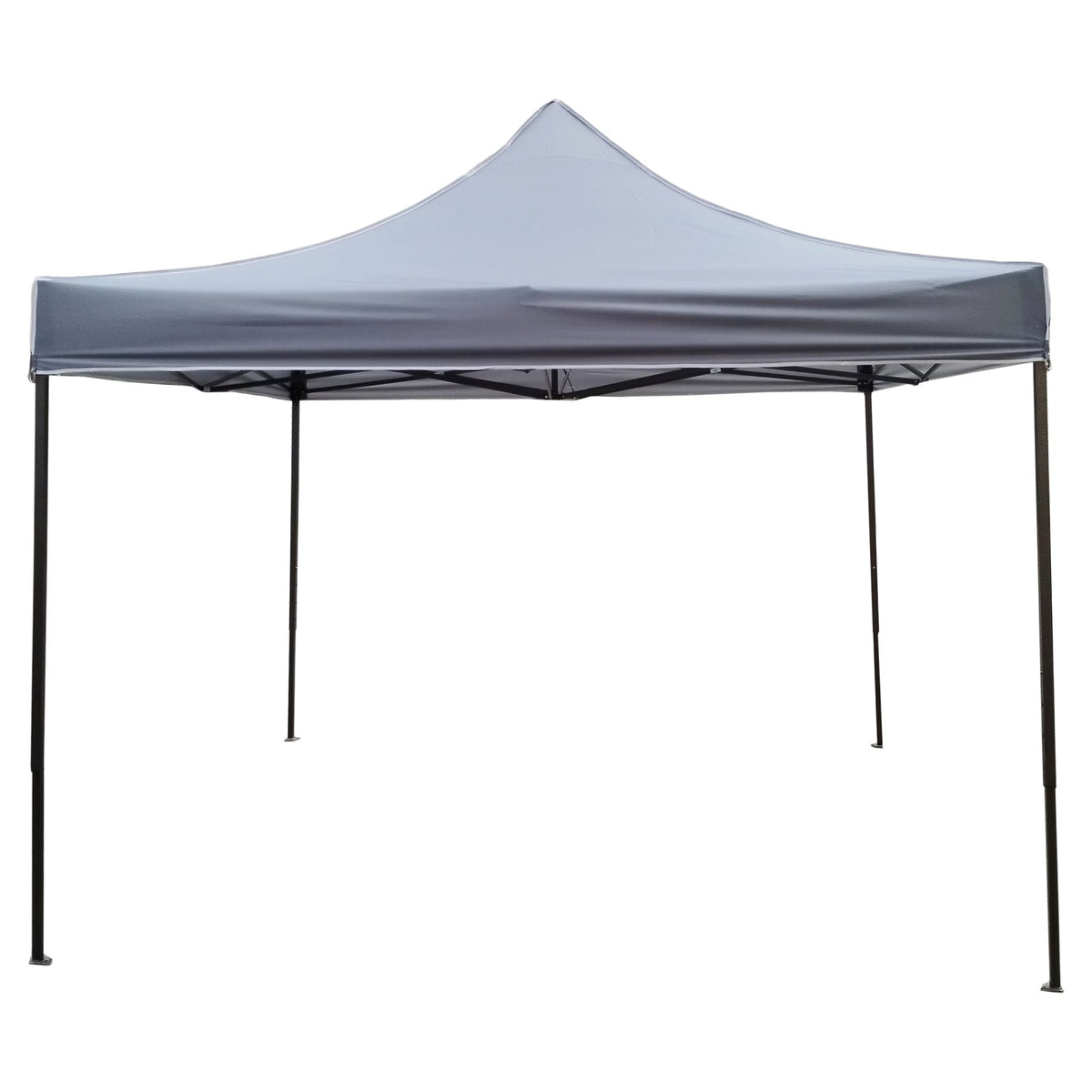 Pavilion Pliabil 3x3m, Cort Gradina si Evenimente, Cadru Metalic Ranforsat, Acoperis Poliester Oxford 420D, Inaltime Ajustabila, Gri