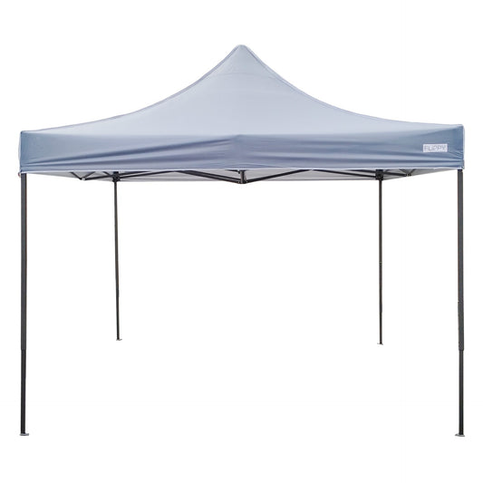 Pavilion Pliabil 3x3m, Cort Gradina si Evenimente, Cadru Metalic Ranforsat, Acoperis Poliester Oxford 420D, Inaltime Ajustabila, Gri