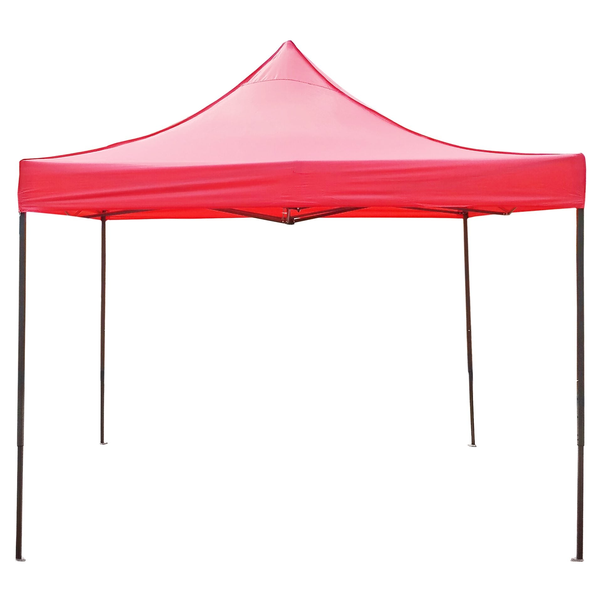 Cort Pavilion Pliabil 3x3m, Cadru Metalic Ranforsat, Acoperis Impermeabil Oxford 420D, Inaltime Ajustabila, Gradina si Evenimente, Rosu