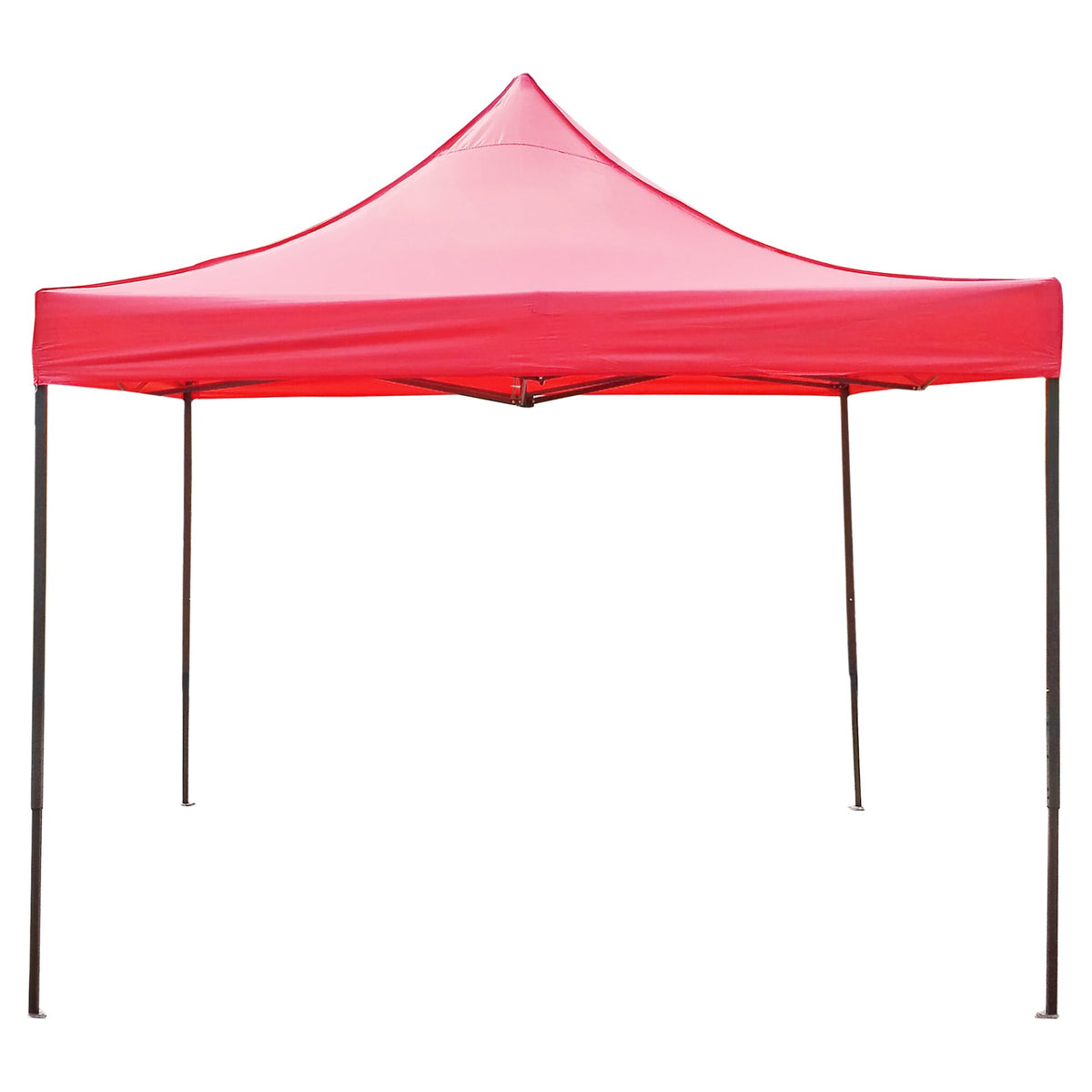 Cort Pavilion Pliabil 3x3m, Cadru Metalic Ranforsat, Acoperis Impermeabil Oxford 420D, Inaltime Ajustabila, Gradina si Evenimente, Rosu