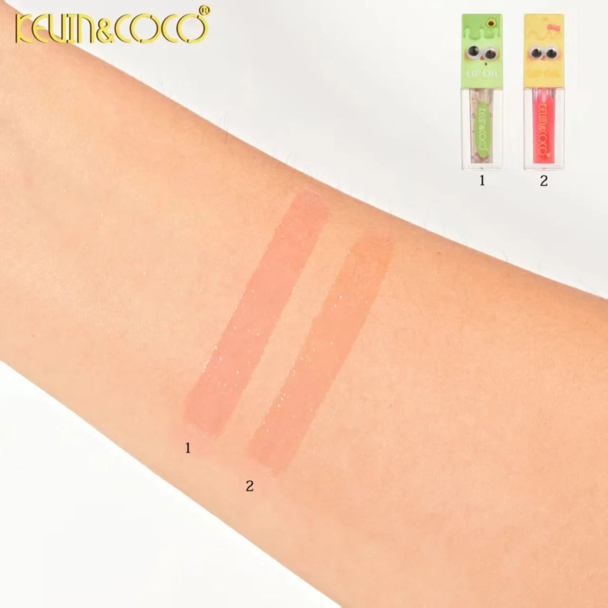 Kevin&Coco Ulei de Buze Hidratant, Lip Oil cu Textura Usoara si Finish Lucios, Formula Non-Lipicioasa, 27.1 g, Roz