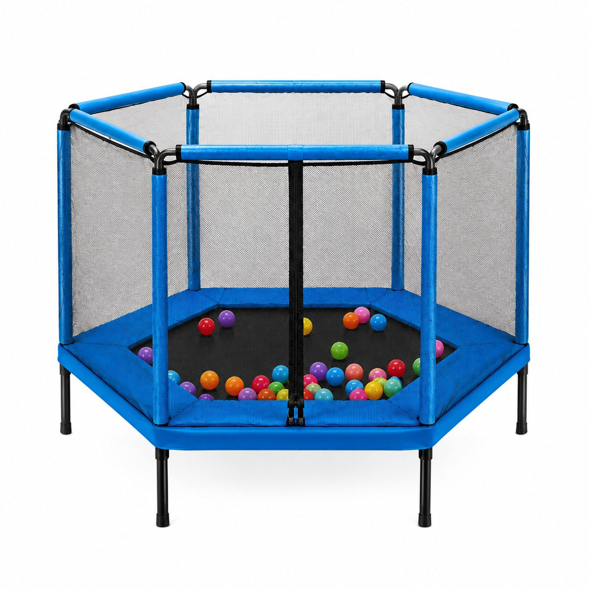 Trambulina De Gradina DNT-119, Pentru Copii, Nylon, Albastru, 160x110 cm