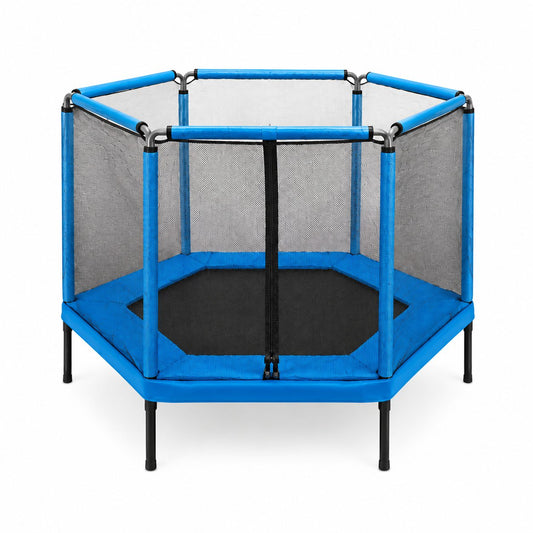 Trambulina De Gradina DNT-119, Pentru Copii, Nylon, Albastru, 160x110 cm