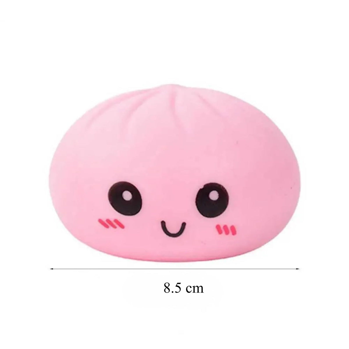 Jucarie Antistres Squishy Dumpling, Model Bao Bun cu Revenire Lenta, TPR Premium, 8.5 cm, Roz