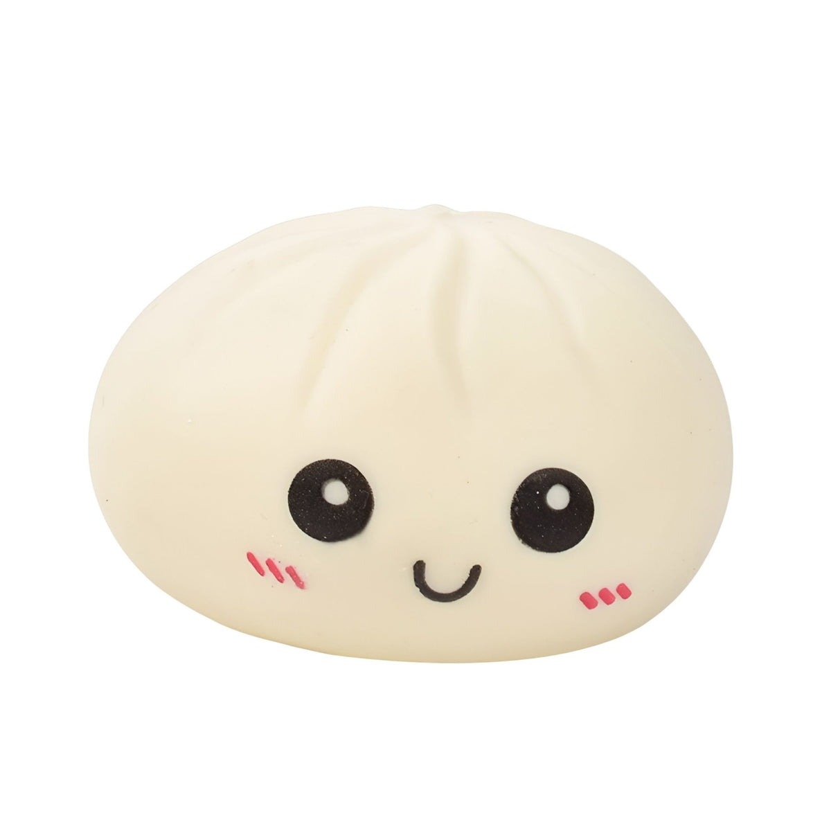 Jucarie Antistres Squishy, Model Chifla Aburita Kawaii, Revenire Lenta, Spuma Poliuretanica, 10 x 10 cm, Bej