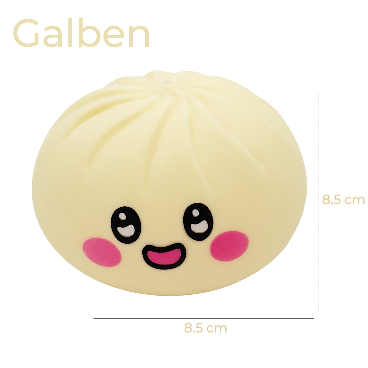 Jucarie Squishy Antistres, Model Fata Zambitoare Jumbo, Termoplastic, 8.5 x 8.5 cm, Culoare Mix Surpriza