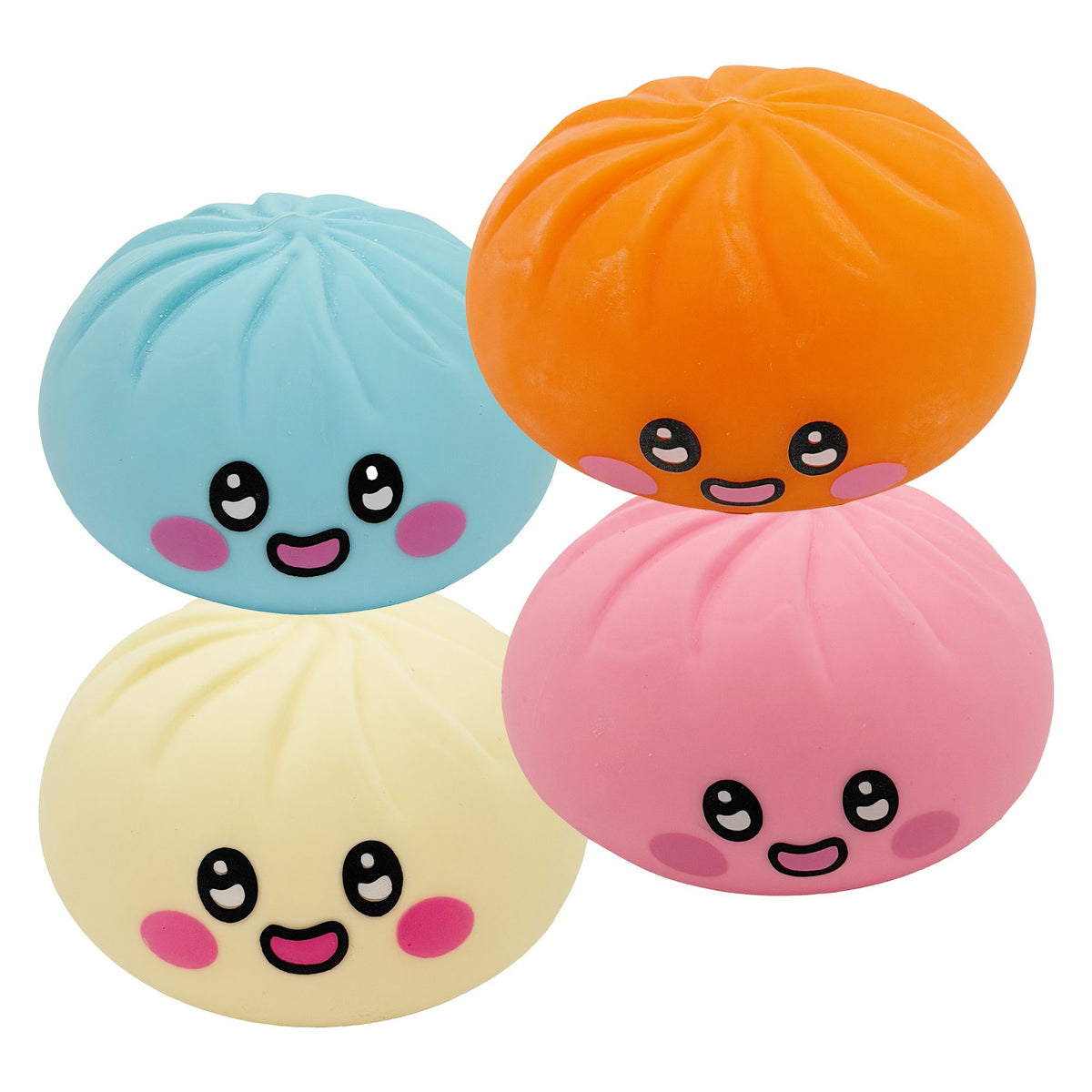 Jucarie Squishy Antistres, Model Fata Zambitoare Jumbo, Termoplastic, 8.5 x 8.5 cm, Culoare Mix Surpriza