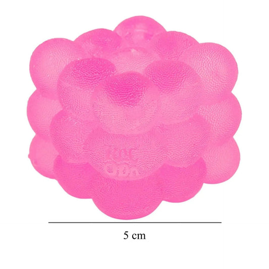 Jucarie Squishy Antistres Cub, Model Sculptat cu Revenire Lenta, Spuma Densa, 5 cm, 180 g, Roz