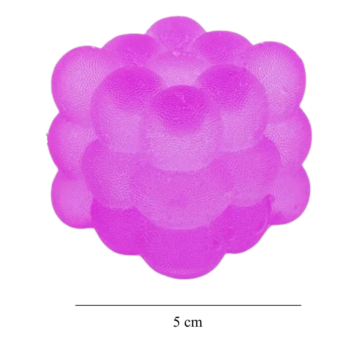 Jucarie Squishy Antistres Tip Cub, Model Sculptat cu Revenire Lenta, Spuma Densa, 5 cm, 180 g, Mov